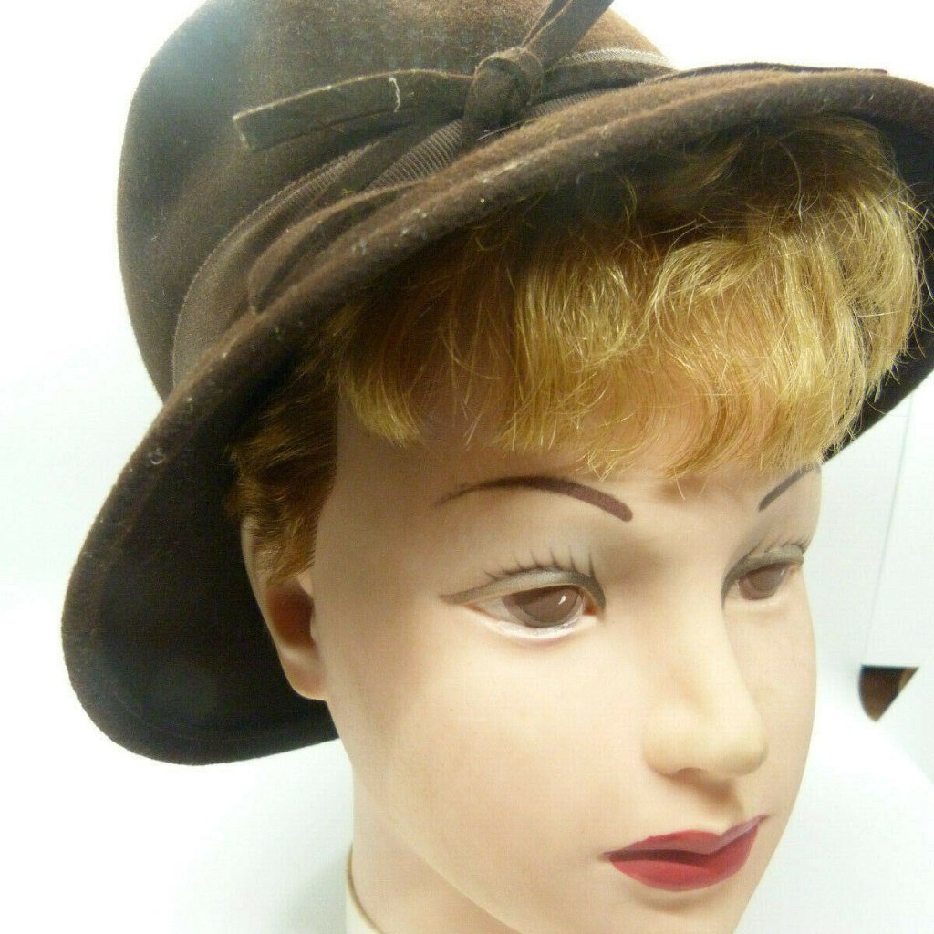 Vintage Glenover Henry Pollak New York Wool Hat